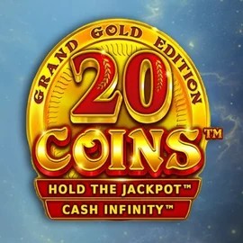Official Slots logo: 20 Coins Grand Gold Edition by Wazdan at Slimking Casino