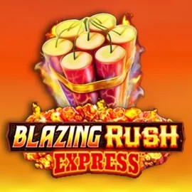 Blazing Rush Express online game logo by AreaVegas on slimkingcasino.com.pl