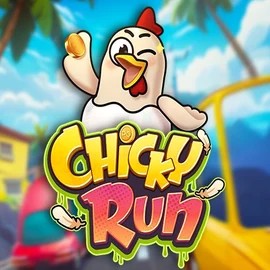 Chicky Run slot logo by PG Soft at Slimking Casino