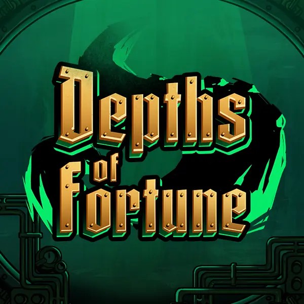 Depths of Fortune online game logo by AvatarUX Studios on slimkingcasino.com.pl