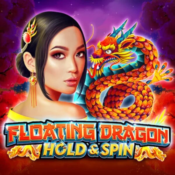 Floating Dragon slot logo by Pragmatic Play at Slimking Casino