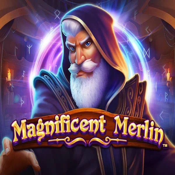 Magnificent Merlin logo – Slots by Greentube at Slimking Casino