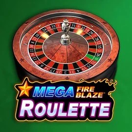 Mega Fire Blaze Roulette online game logo by Playtech on slimkingcasino.com.pl