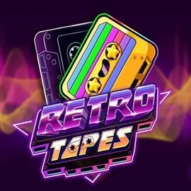 Retro Tapes slot visual from Push Gaming available on slimkingcasino.com.pl