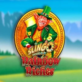 Slingo Rainbow Riches game by Gaming Realms – logo hosted on Slimking Casino