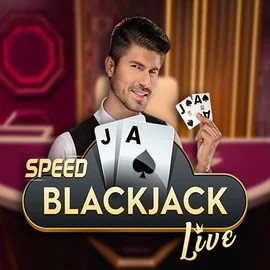 Speed Blackjack logo – Live Casino by Pragmatic Play at Slimking Casino