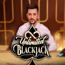 Unlimited Blackjack casino game by Ezugi – featured logo at Slimking Casino